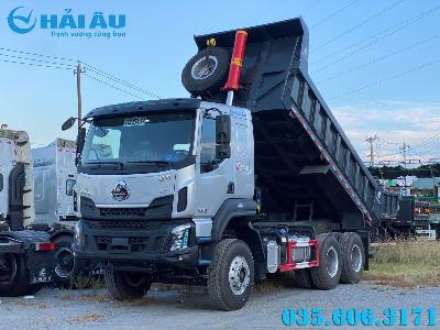 XE BEN 3 CHÂN CHENGLONG H5 - 350HP CẦU DẦU THÙNG 10,5 KHỐI 