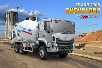 XE TRỘN BÊ TÔNG CHENGLONG 350HP 10 KHỐI 