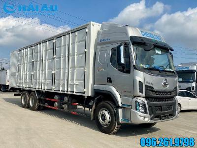 XE TẢI 3 CHÂN CHENGLONG H5 THÙNG KÍN CHỞ PALLET LINK KIỆN ĐIỆN TỬ 