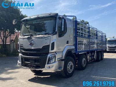 XE TẢI 5 CHÂN CHENGLONG NÓC THẤP THÙNG BẠT 